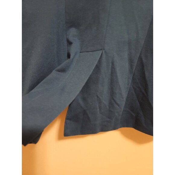 MODCLOTH Women's classic blue Cotton Blend blazer with a button Jacket Size m - Picture 10 of 11